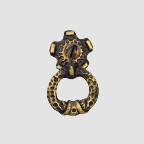 Heavy Hammered Ring Pull Handle