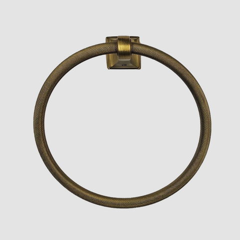 Knurled Antique Wall-mounted Towel Ring