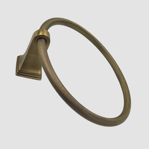 Knurled Antique Wall-mounted Towel Ring
