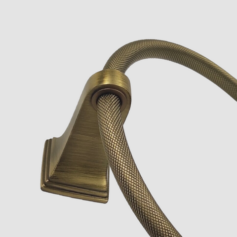 Knurled Antique Wall-mounted Towel Ring