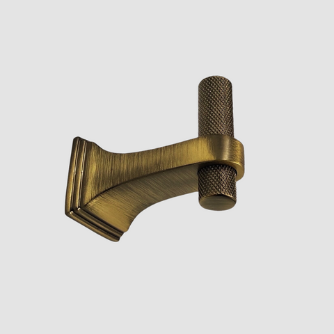 Knurled Antique Up-Side Wall Hook