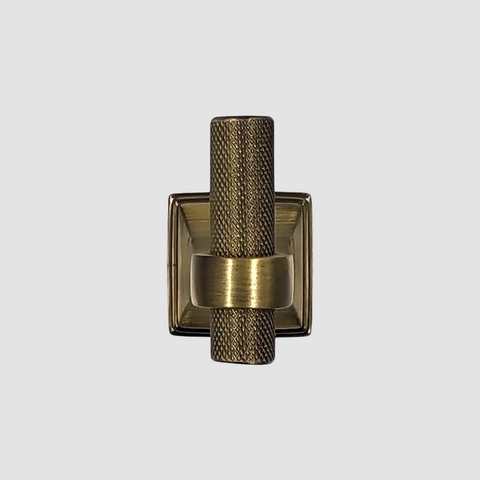 Knurled Antique Up-Side Wall Hook