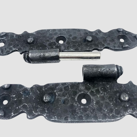 Rustic Hammered H Door Hinge