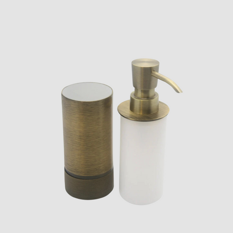 Knurled Antique Soap Dispenser