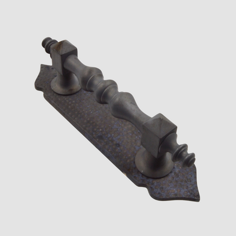 Rustic Spiral Fleur de Lys Door Handle