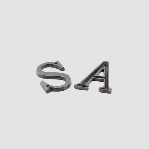 Rustic Brass Letters