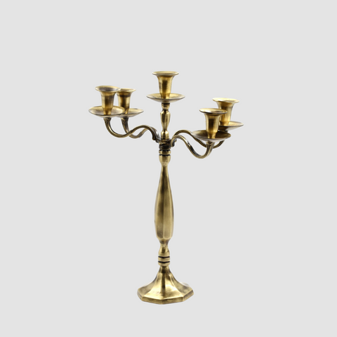French Country 5 Armed Candle Stick